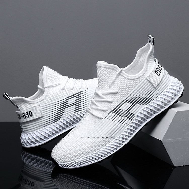 Mesh Letter-schnür-herren-sneaker