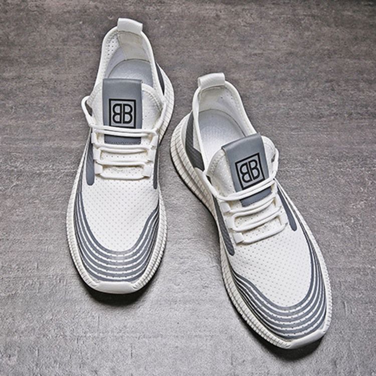 Patchwork Slip-on Low-cut Upper Mesh Herren Sneakers