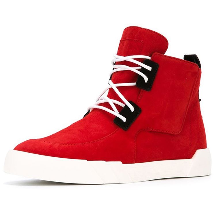 Platform Western Lace-up Round Toe Herren Sneakers