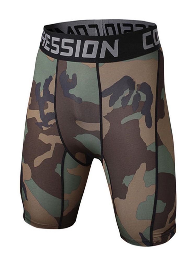 Herren Camouflage Sommer Shorts Sporthose