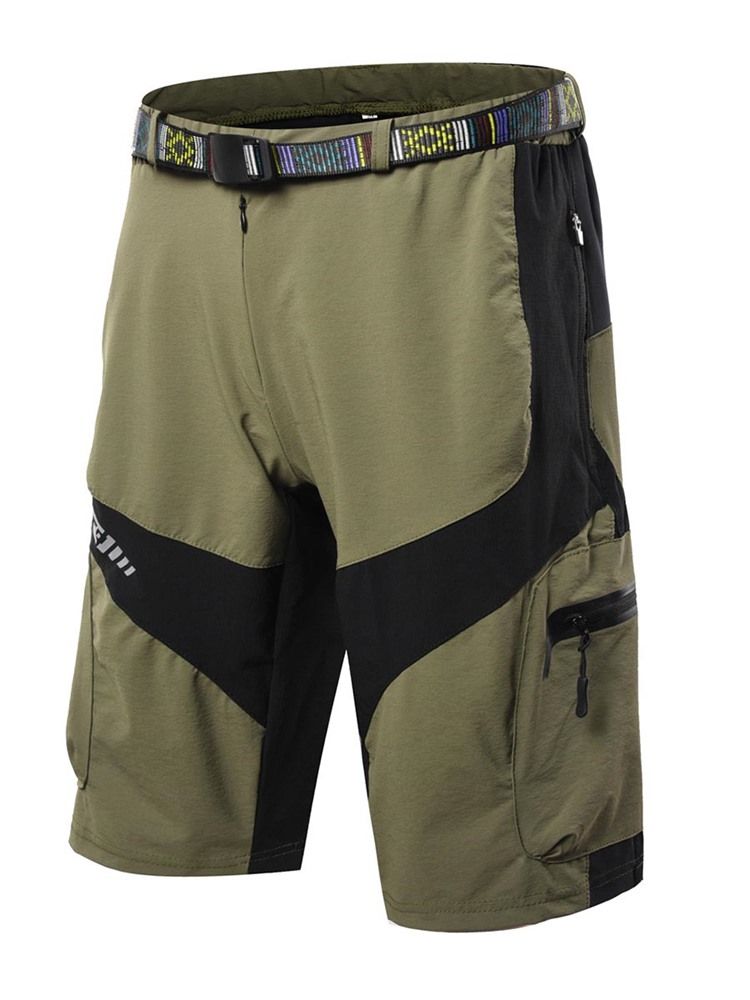 Herren Cargo Shorts Mit Farbblock-print Outdoor Wear Leicht Wear