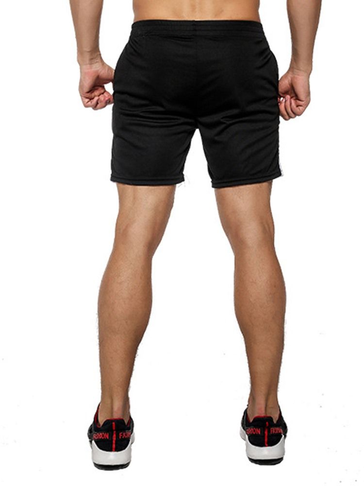 Herren Color Block Shorts Patchwork Sporthose