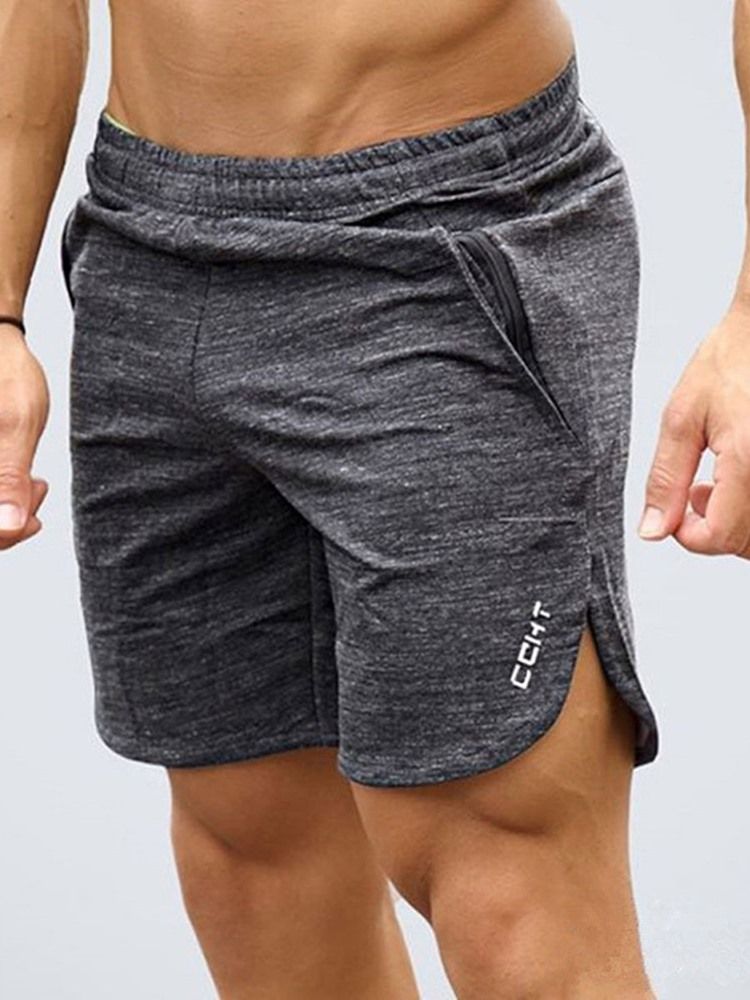 Herren Letter Shorts Sporthose