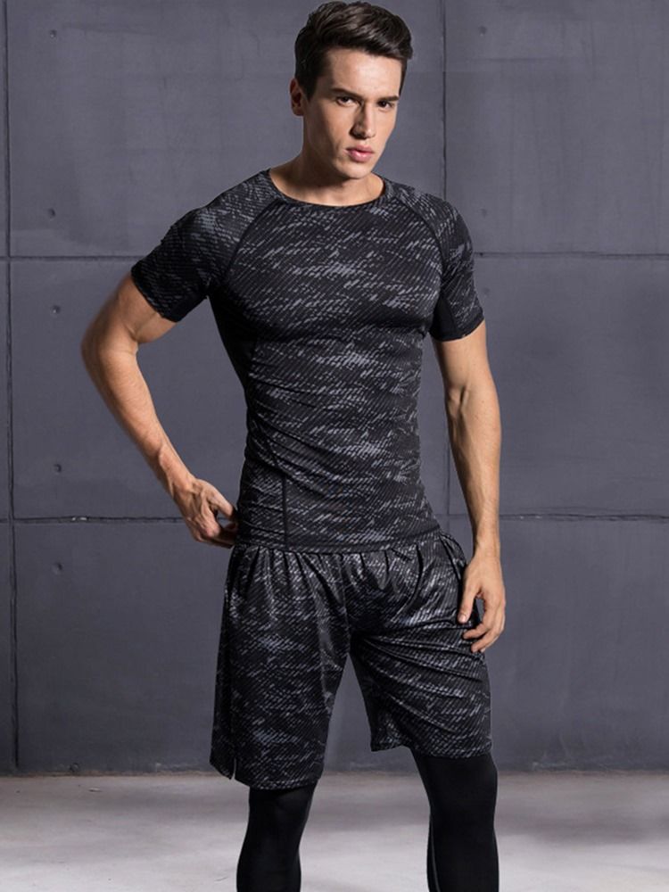 Herren Print Herren Laufsporthose