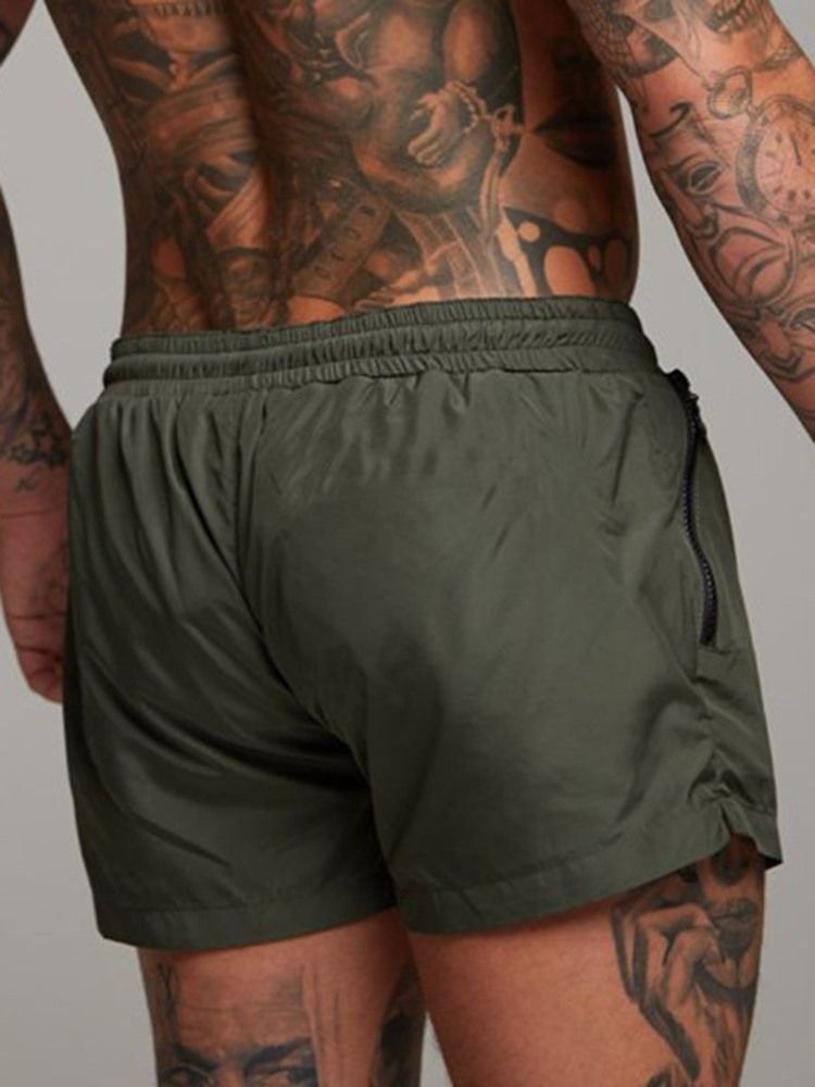 Herren Quick Dry Letter Shorts Sporthose