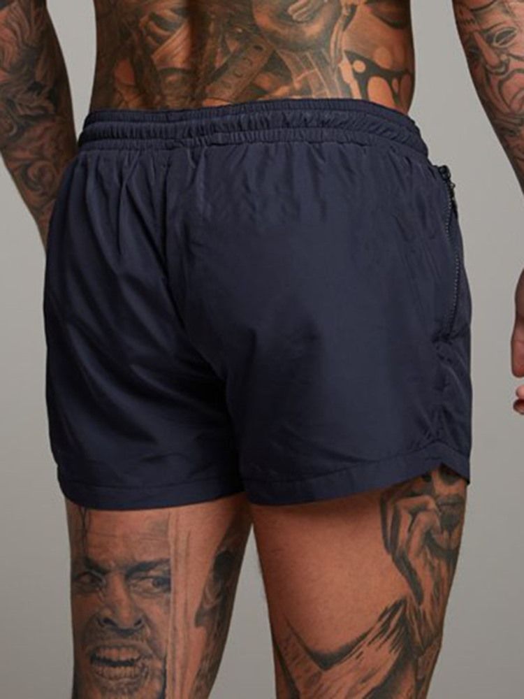 Herren Quick Dry Letter Shorts Sporthose