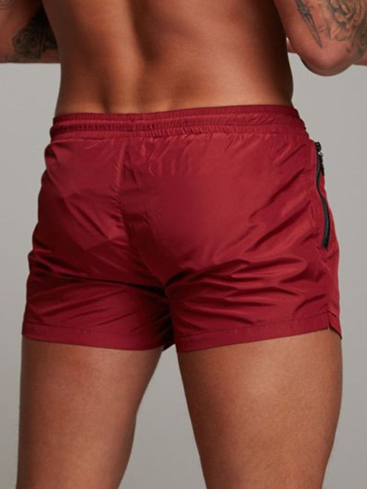 Herren Quick Dry Letter Shorts Sporthose