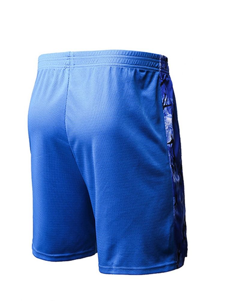 Herren Schnell Trocknende Basketball Shorts Laufen Gym Sporthosen