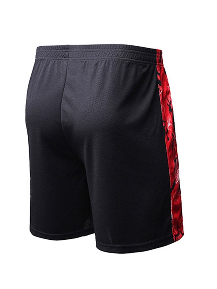 Herren Schnell Trocknende Basketball Shorts Laufen Gym Sporthosen