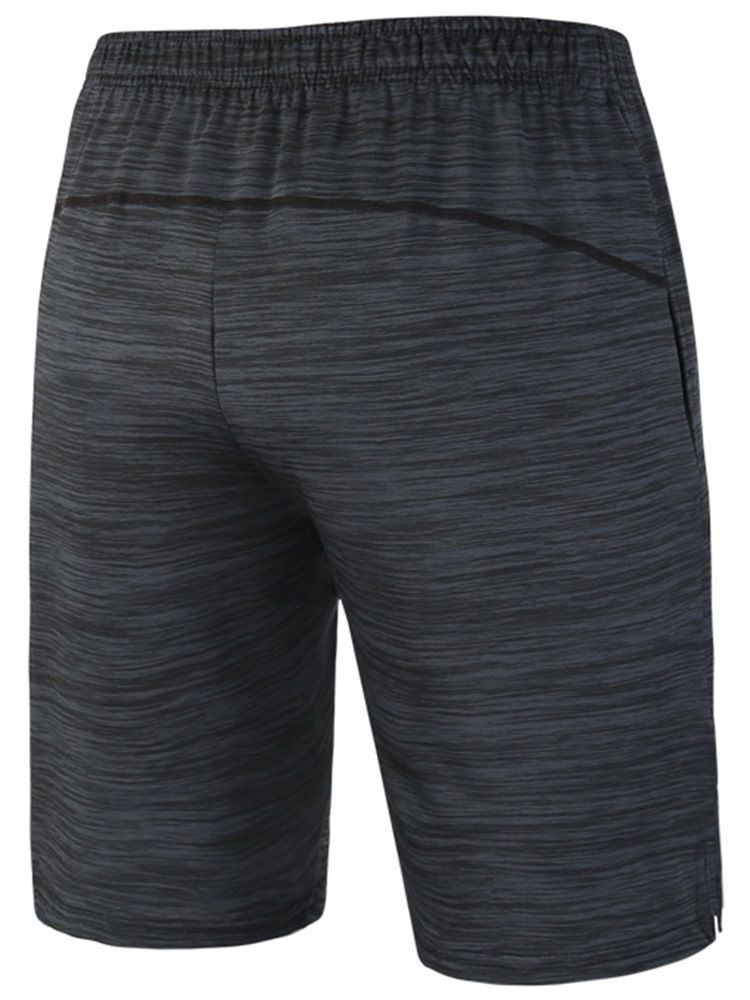 Herren Solid Anti-shrink Sport Shorts Laufhose