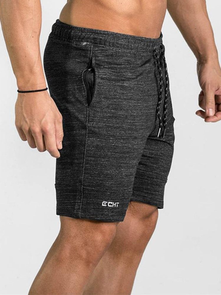 Herren Sportshorts Mit Buchstabendruck Basketballhose