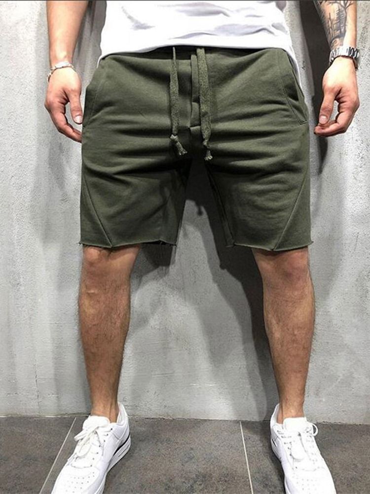 Herrentaschen Solid Casual Sportshorts