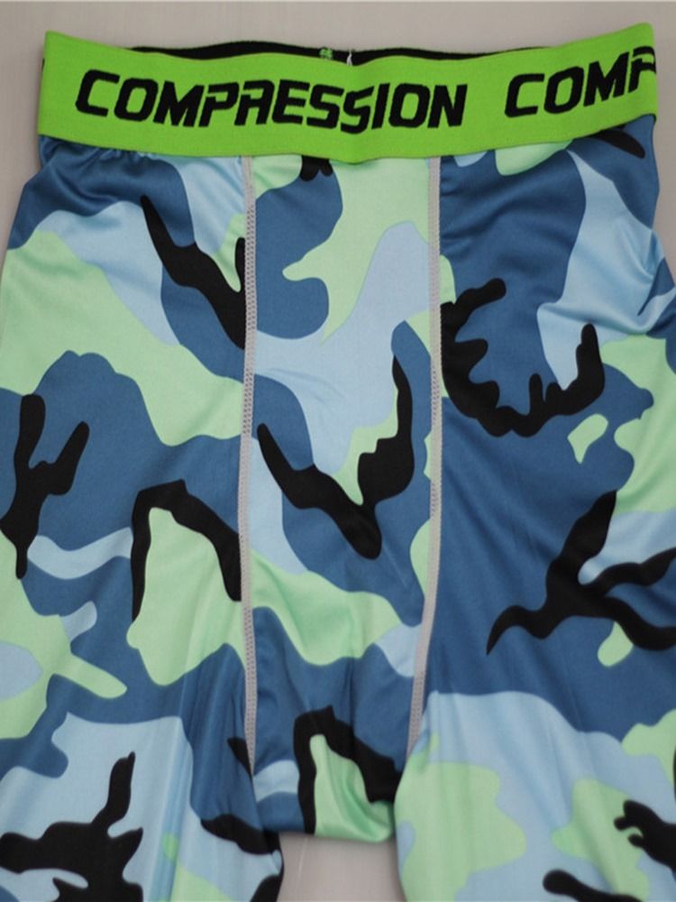 Männer Camouflage Atmungsaktives Print Knöchellange Sporthose