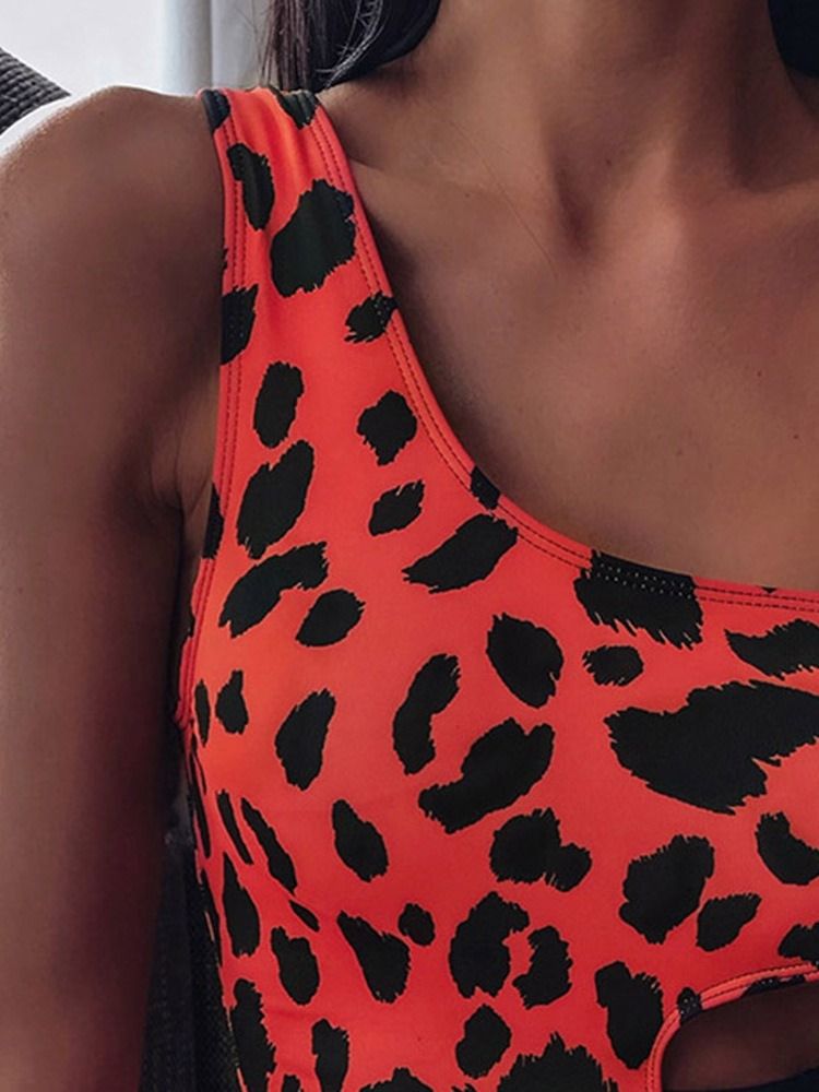 Damen Leopard Print Sexy Bademode