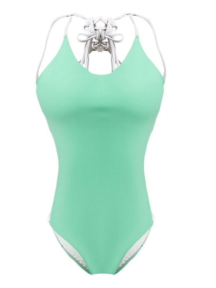 Damen-strandlook Stretchy Hollow Bademode Zum Schnüren