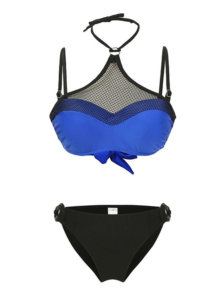 Damen Tankini Set Color Block Sexy Bademode