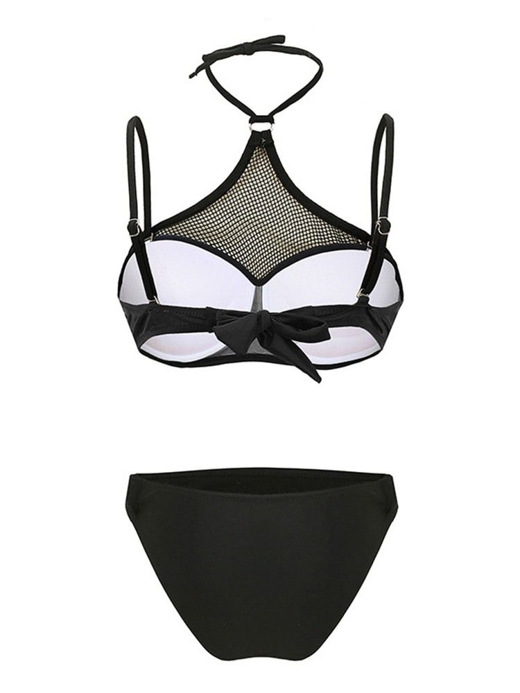 Damen Tankini Set Color Block Sexy Bademode