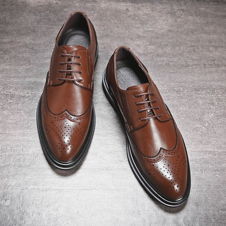 Plain England Low-cut Upper Lace-up Herren Oxfords