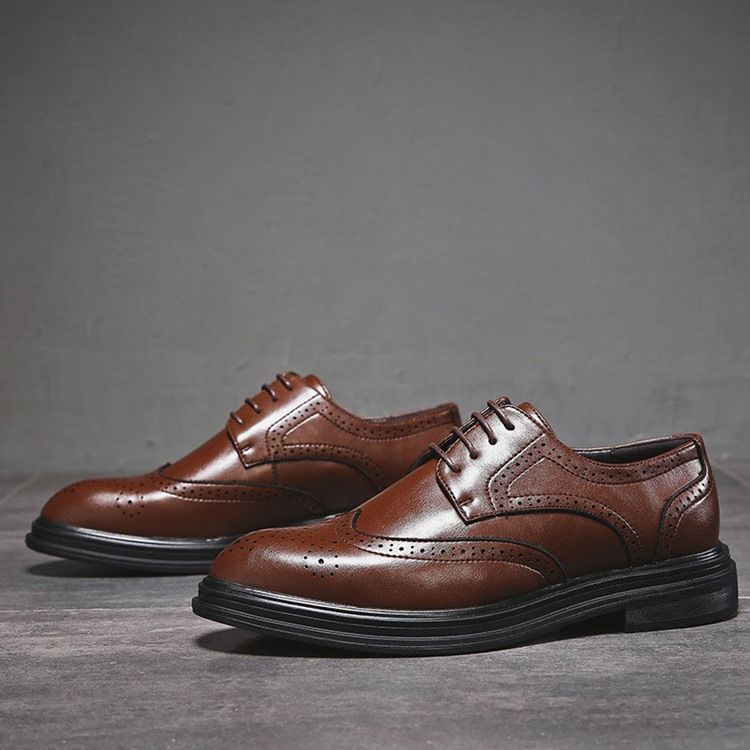 Plain England Low-cut Upper Lace-up Herren Oxfords