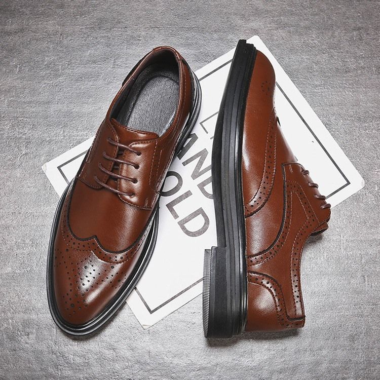 Plain England Low-cut Upper Lace-up Herren Oxfords