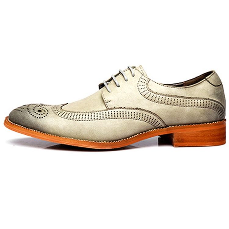 Plain Lace-up Blockabsatz Herren Oxfords