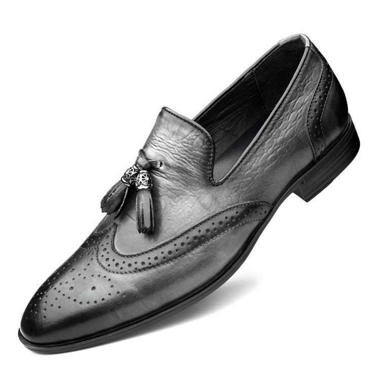 Slip-on Custom Round Toe Vintage Herren Oxfords