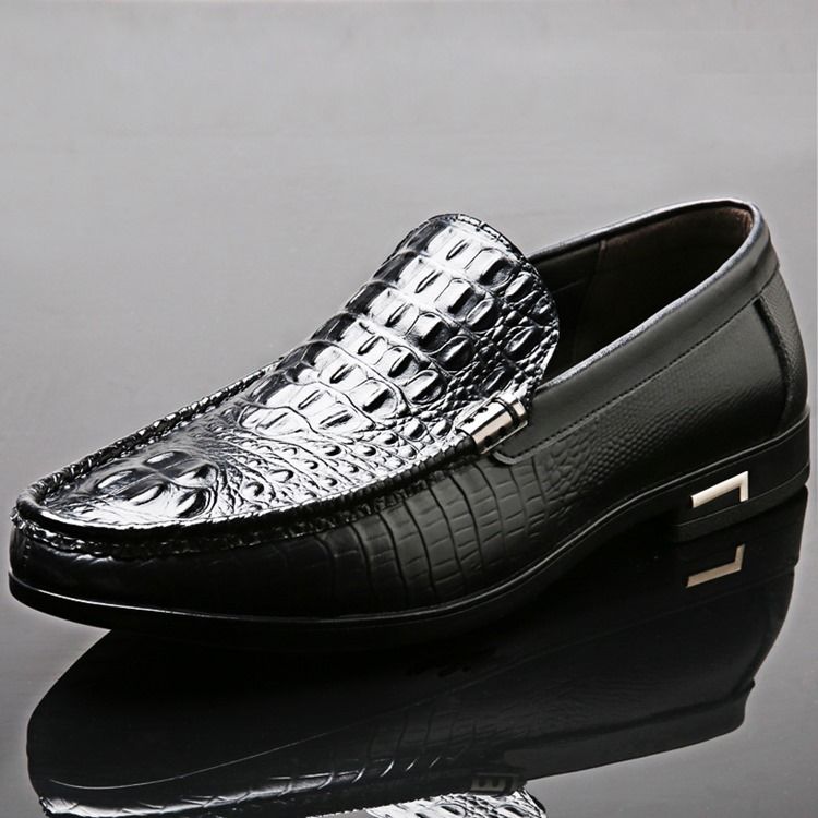 Slip-on Low-cut Upper Plain Round Toe Thin Schuhe Herren Oxfords