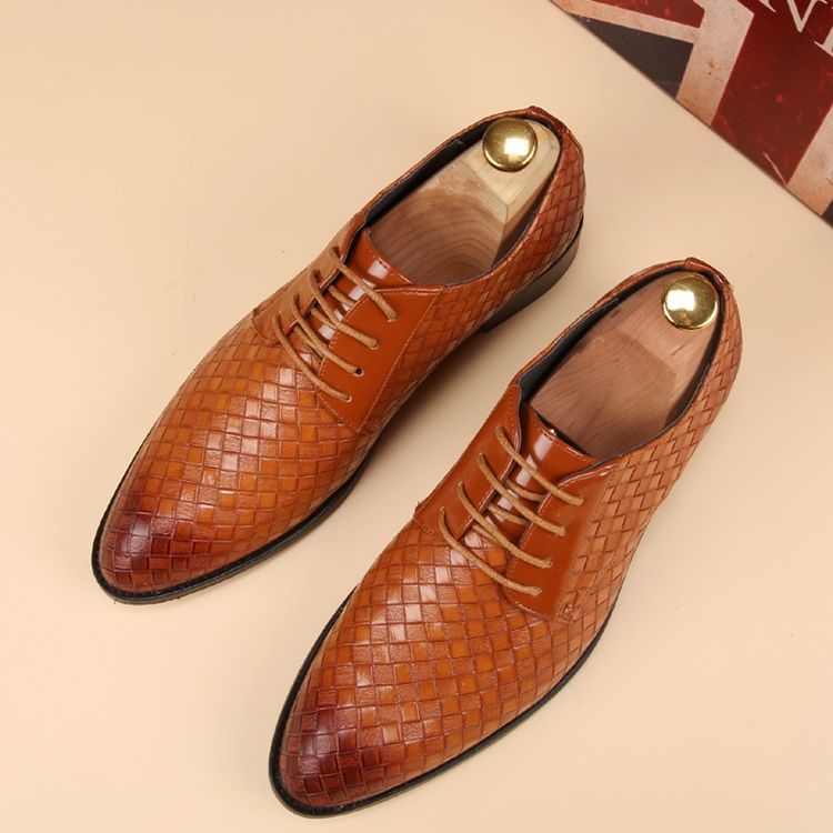 Vintage Grid Herren Oxfords