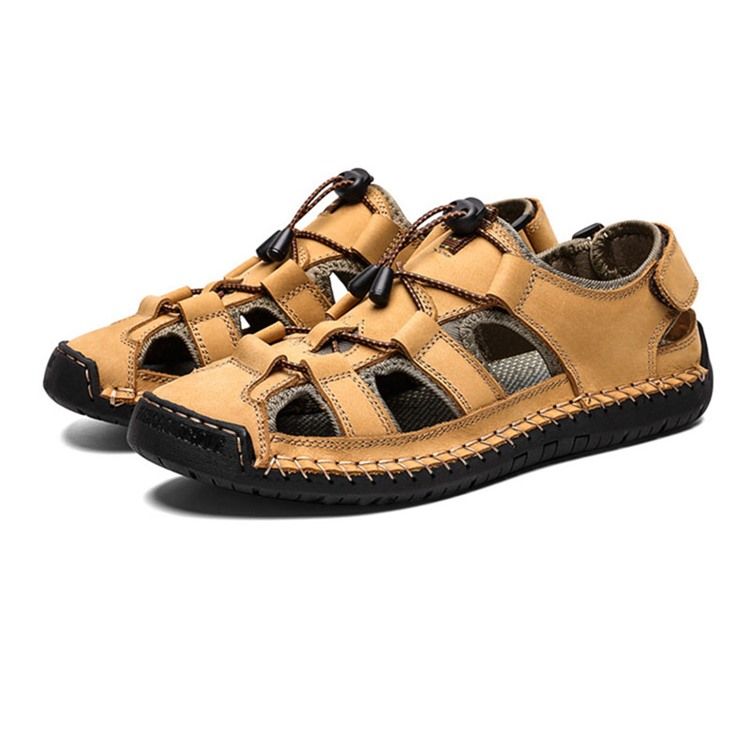 Klettverschluss Simple Hollow Herrensandalen