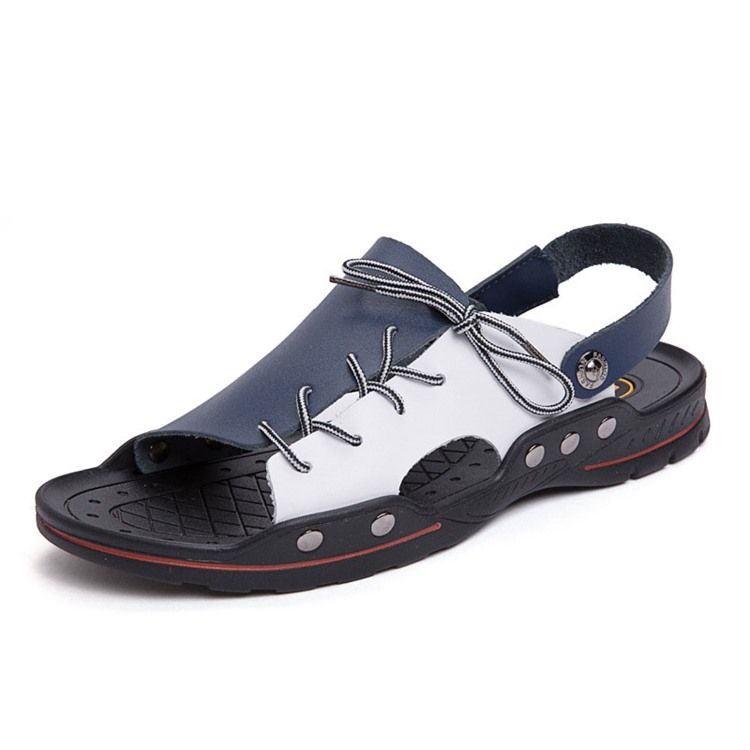 Pu Slip-on Simple Herren-sandalen