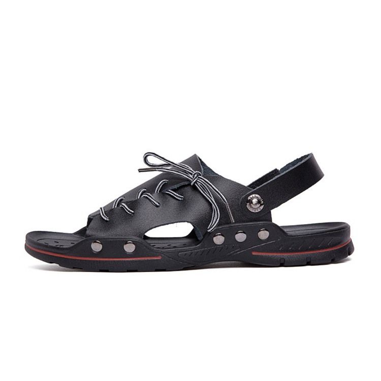 Pu Slip-on Simple Herren-sandalen