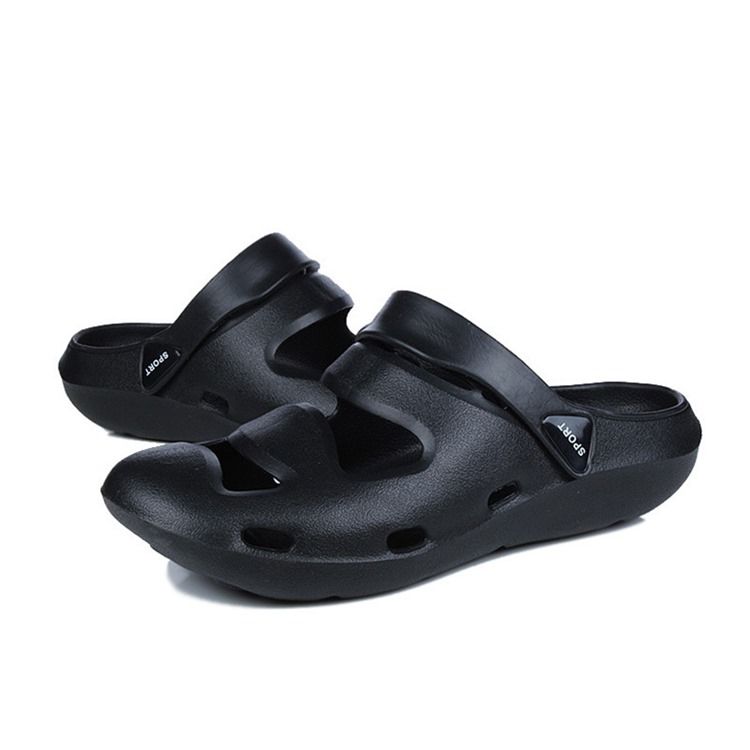 Pvc Camouflage Slip-on Round Toe Herren Sandalen