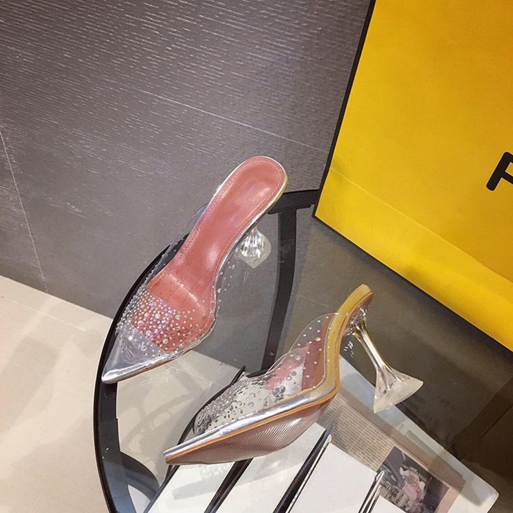 Western Slipper Mit Strass-spulenabsatz Für Damen