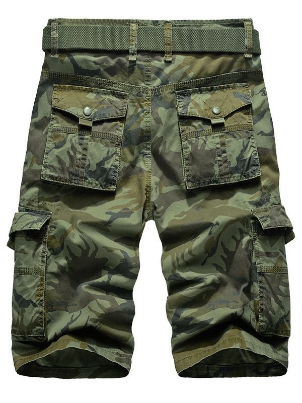 Camouflage Pocket Loose Casual Herren Shorts