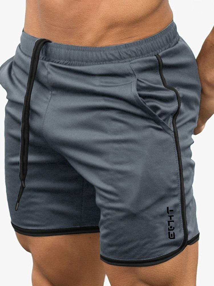 Einfache Lässige Herren-shorts Mit Lockerer Taschelo