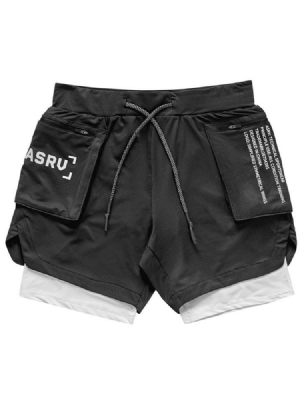 Gerade Sportshorts Für Herren