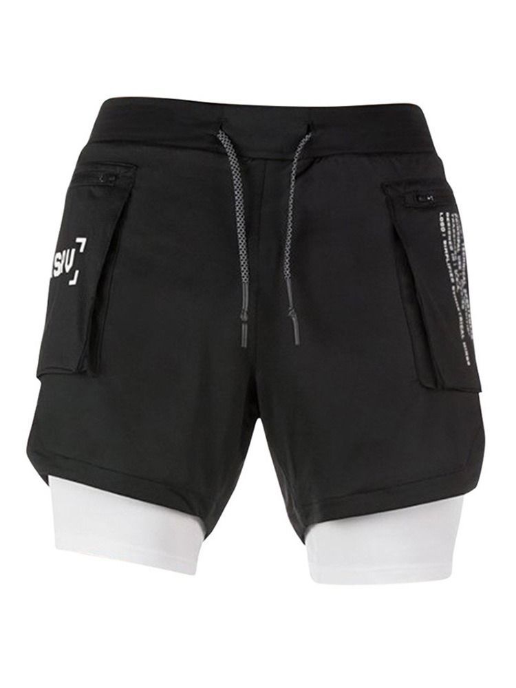 Gerade Sportshorts Für Herren