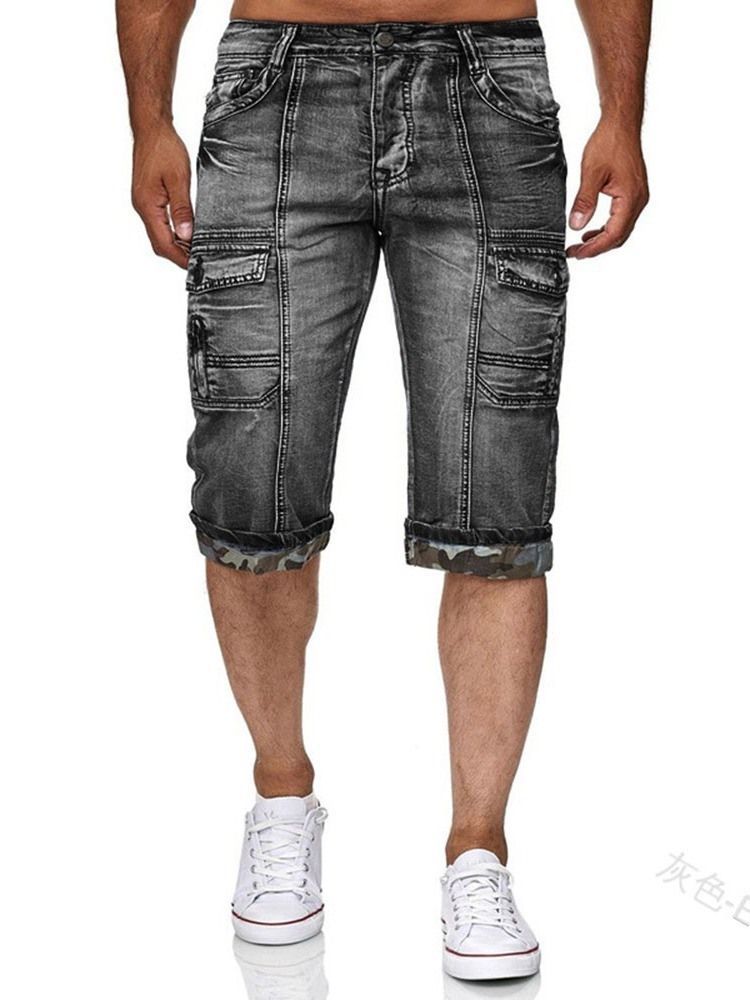 Herren Slim Pocket Zipper Shorts