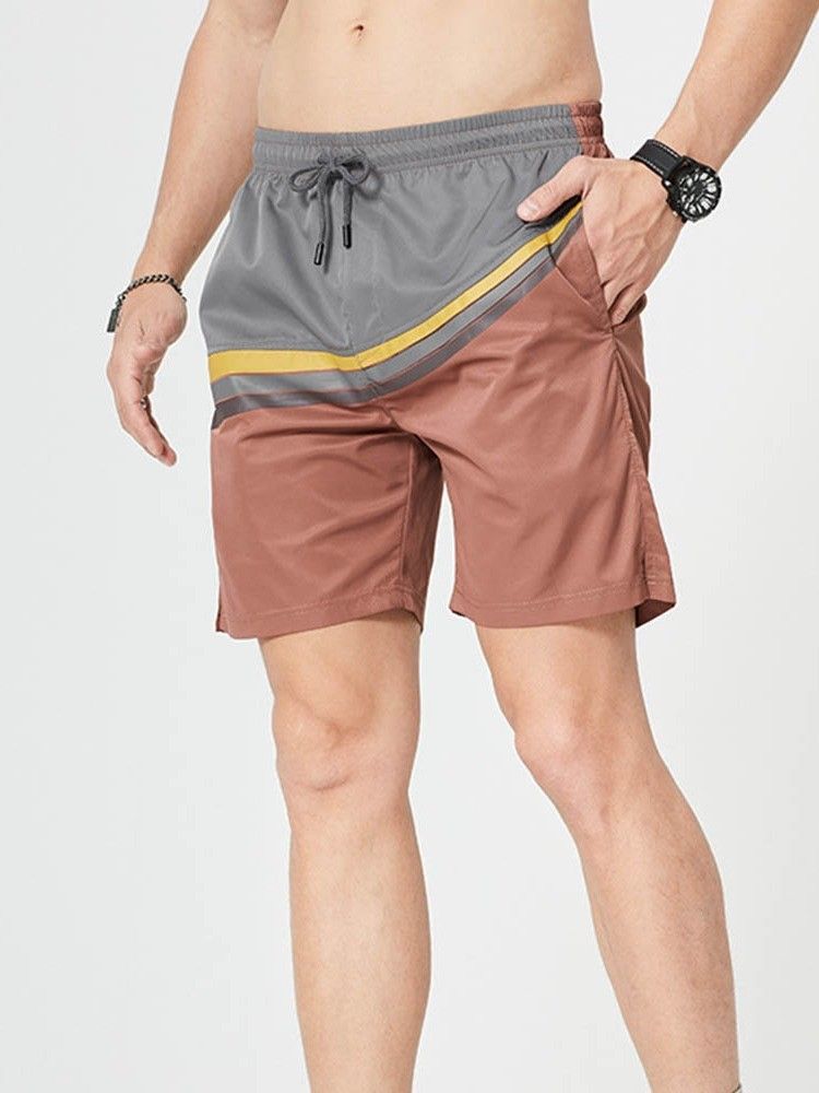 Lässige Herren-shorts Mit Gerader Tasche