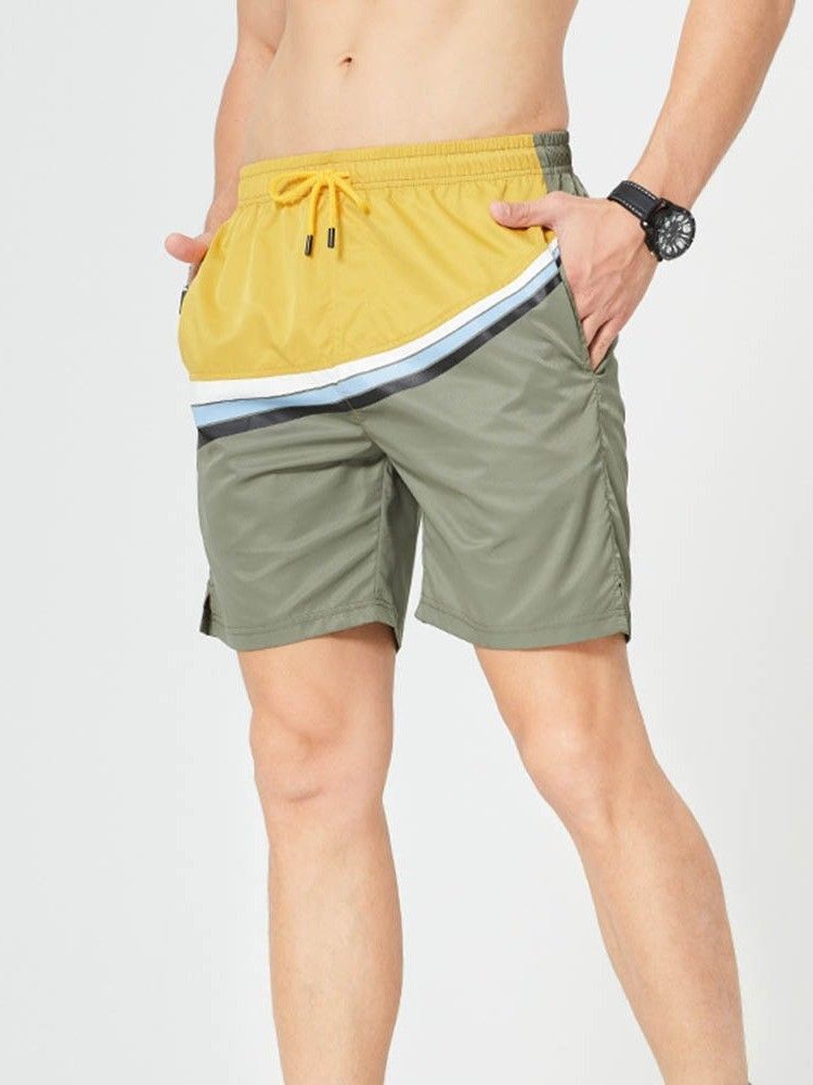 Lässige Herren-shorts Mit Gerader Tasche