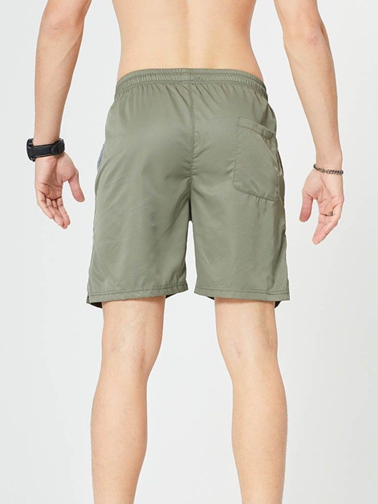 Lässige Herren-shorts Mit Gerader Tasche