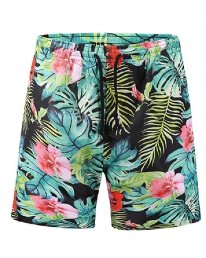 Loose Plant Herren Strandshorts Mit Mittlerer Taille