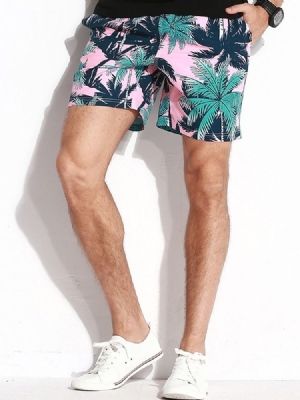 Plant Straight Print Herren-shorts