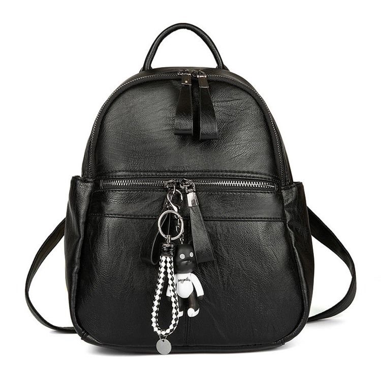 Korean Style Bear Pendant Damen Rucksack