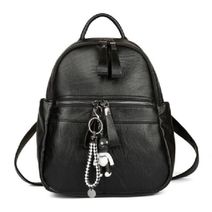 Korean Style Bear Pendant Damen Rucksack