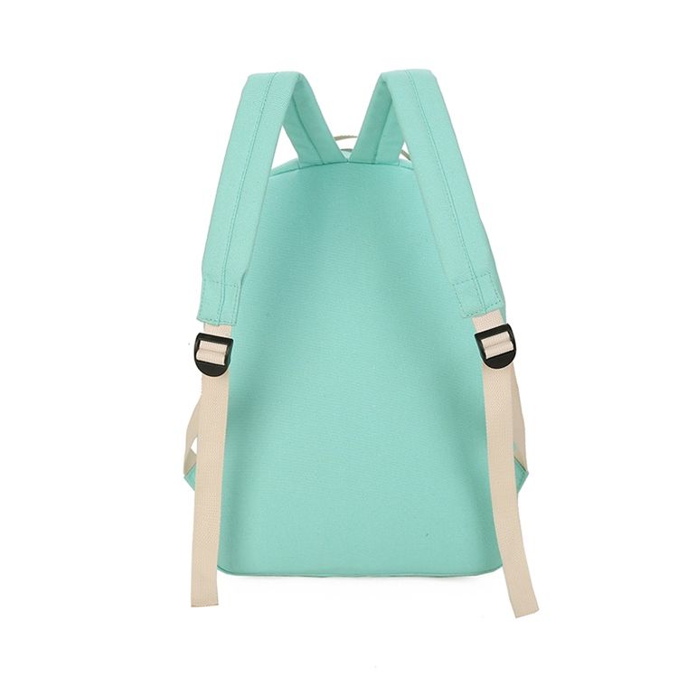 Letter Prints Canvas Rucksack (vier Taschen Set)