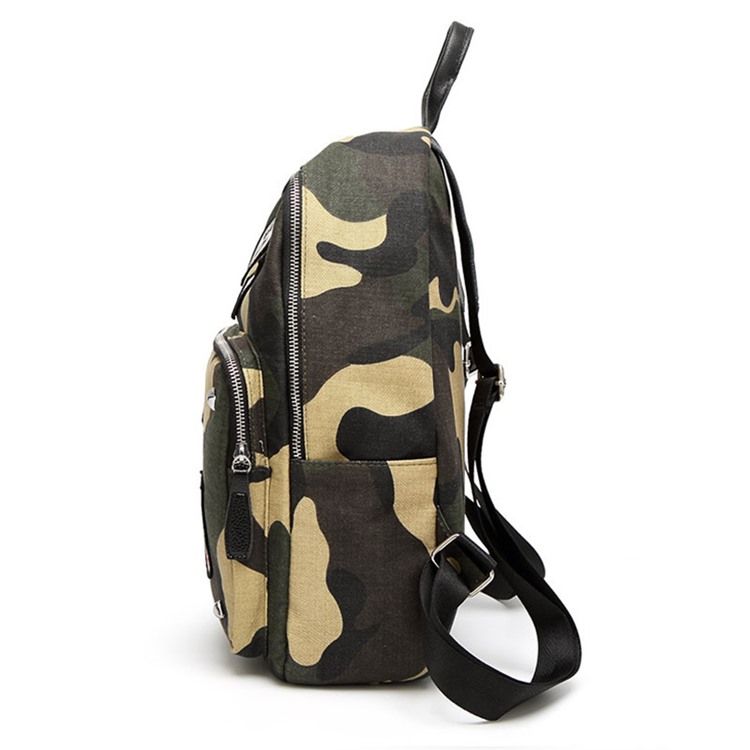 Oxford-rucksack Im Modischen Camouflage-design