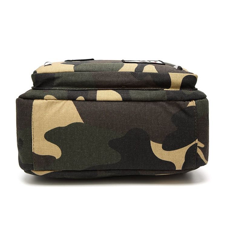 Oxford-rucksack Im Modischen Camouflage-design