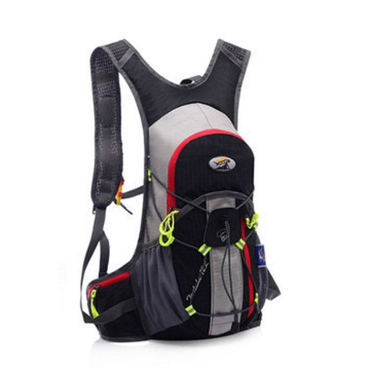 Patchwork Nylon Karierter Sportrucksack