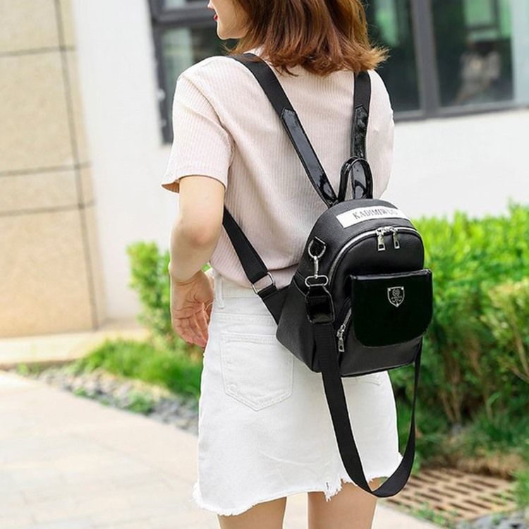 Thread Pu Letter Rucksack